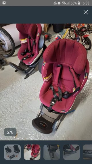 Pack Modular BeSafe i-Size X2 color burdeos