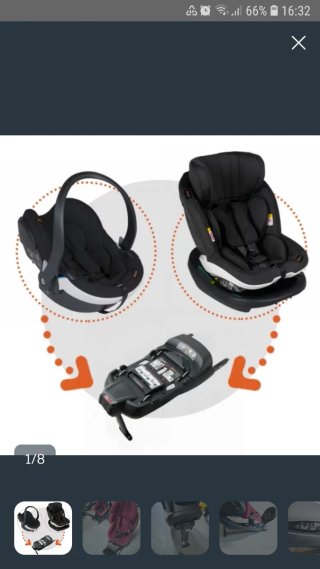 Pack Modular BeSafe i-Size X2 color burdeos