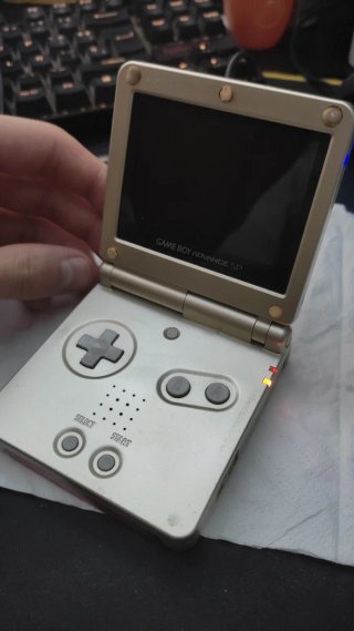 Game Boy Advance SP AGS-101 Dorada/Plateada