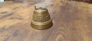 Lote 5 campanas musicales de bronce