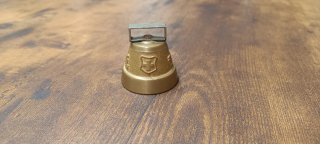 Lote 5 campanas musicales de bronce