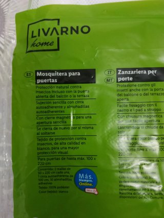 Mosquitera para puerta