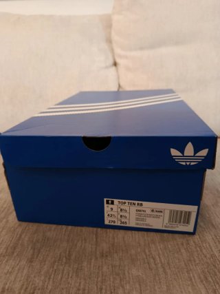 Adidas Top Ten RB Botas Blancas y Negras