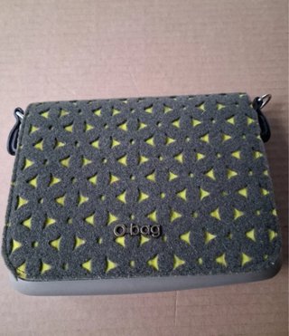 O bag borsa tracolla verde e gialla