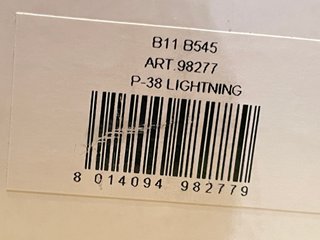 1:48 FRANKLIN MINT P-38 LIGHTNING ITSY BITSY II