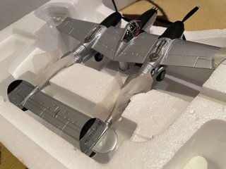 1:48 FRANKLIN MINT P-38 LIGHTNING ITSY BITSY II