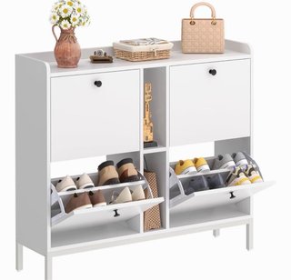 Zapatero YITAHOME 4 puertas blanco