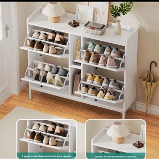 Zapatero YITAHOME 4 puertas blanco
