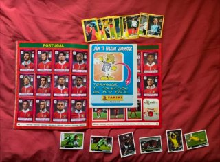 Album completo y cromos extras Panini Euro 2012