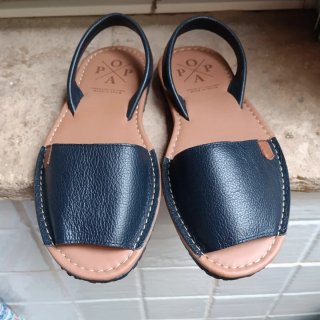 Popa Mallorquinas Azul/Marrón Talla 35