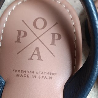 Popa Mallorquinas Azul/Marrón Talla 35