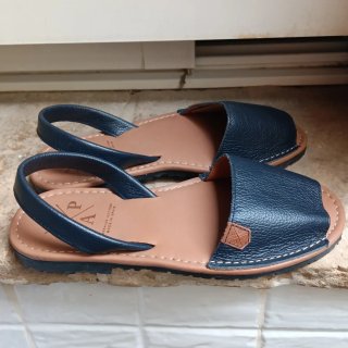 Popa Mallorquinas Azul/Marrón Talla 35