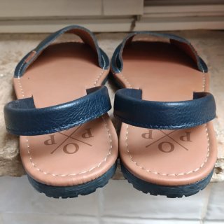 Popa Mallorquinas Azul/Marrón Talla 35