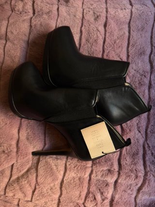 Botines mujer Zara Negros Talla 38 en caja
