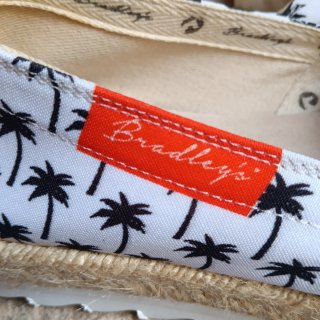Alpargatas Bradley's palmeras talla 38