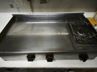 Plancha y Fogón industrial 2 en 1