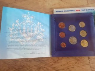 San Marino 2002 8 monedas divisional 1 c 2 euros €