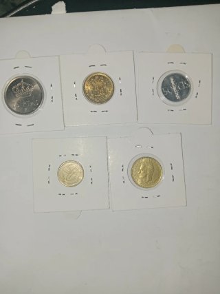 12 Monedas España Eurocent s/c  y Pesetas s/c