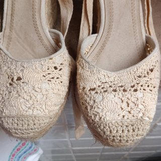Sandalias cuña Corina beige T.38