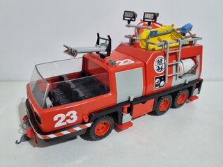 Playmobil 3526 Caja Antiguo Camion Bomberos Equipo