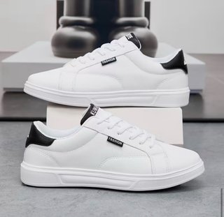 Zapatos casuales hombre blancos y negros