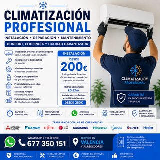 Somos especialistas en climatización