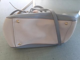 Borsa Miu Miu blu e bianco