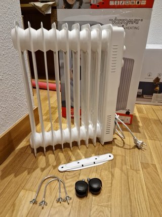 Radiador de aceite blanco