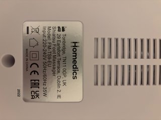 Homedics Masaje Pies (1ux20€ y 2ux35€)