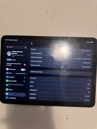 iPad Pro M1 2021 128GB Gris 11”