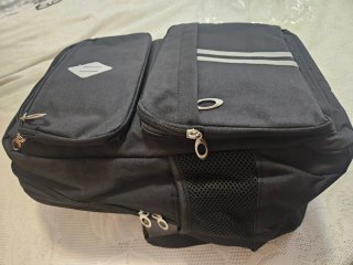 Mochila impermeable negra