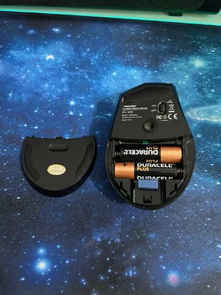 Ratón Bluetooth TeckNet Negro/Azul