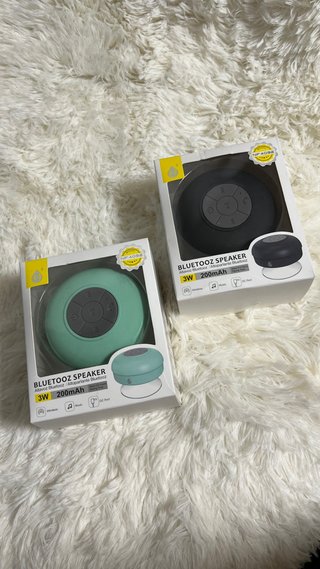 Altavoz Bluetooth ducha verde o negro