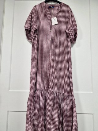 Vestido cuadros vichy talla única