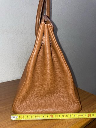 Bolso Marrón y Dorado