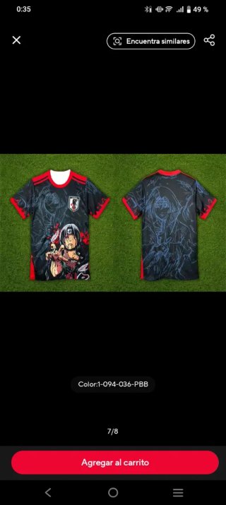 Camiseta Japón Itachi Anime