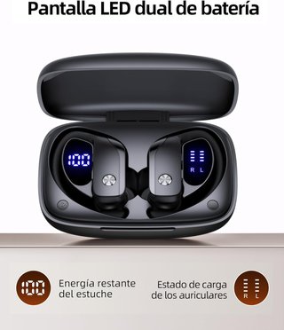 Auriculares deportivos intraurales inalámbricos.