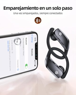 Auriculares deportivos intraurales inalámbricos.