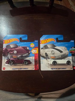 Hot Wheels Porsche 911 Turbo Cabriolet (2 pezzi)