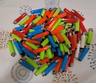 Encendedores de colores (lote)