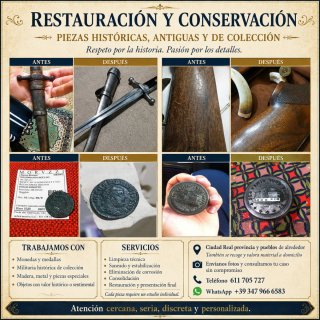 Objetos antiguos: restauración y conservación