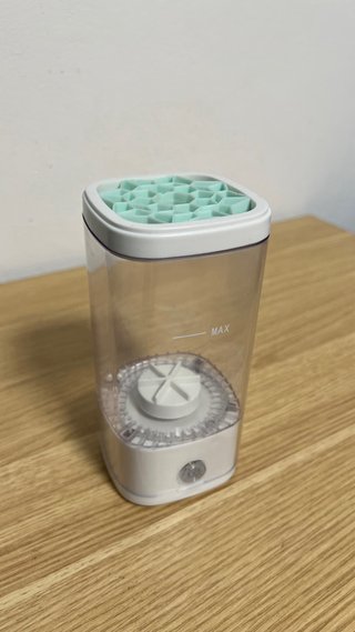 Limpiador de brochas de maquillaje automático