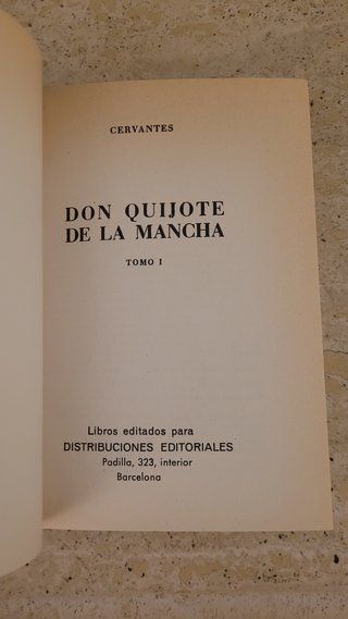 El Quijote Dos tomos Petronio Cervantes