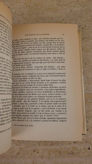 El Quijote Dos tomos Petronio Cervantes