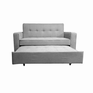 Sofá Cama Gris Tela cystal rol