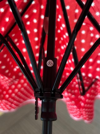 Ombrello Derby Doppler Rosso e Bianco