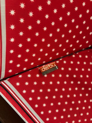 Ombrello Derby Doppler Rosso e Bianco