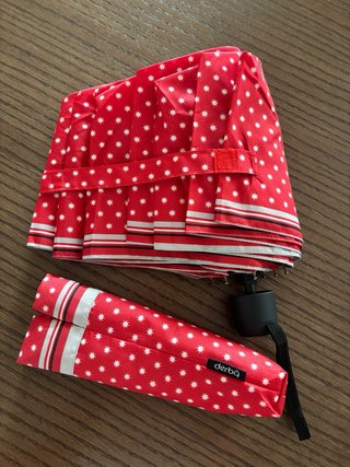 Ombrello Derby Doppler Rosso e Bianco