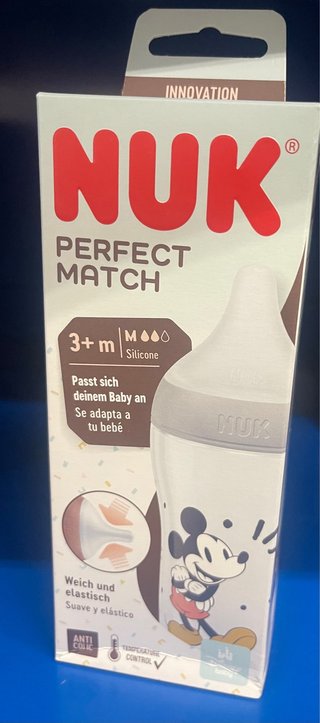 Biberón NUK Perfect Match Mickey 3+m