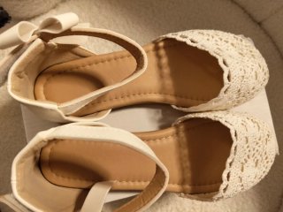 Sandalias blancas núm 35